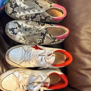 Golden Goose Girls Ballstar Sneakers Eu 32 plus bonus pair lot ggdb